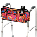 Folding Walker Basket Organizer with Pockets for Rollators Wheelchairs