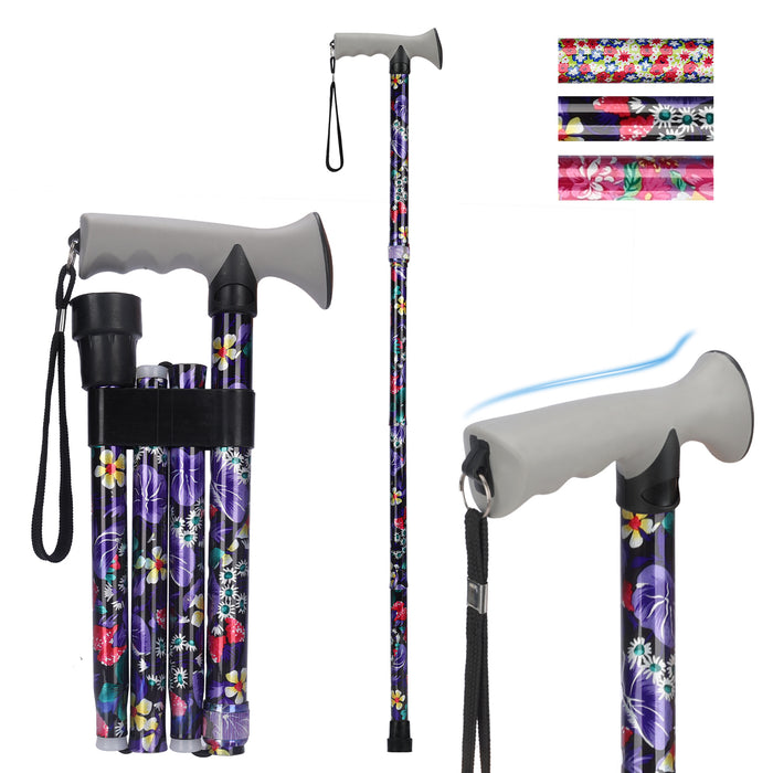 Black Large Floral