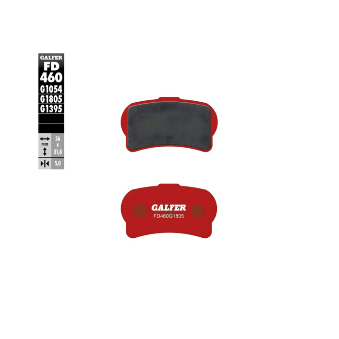 Galfer Brake Pads - FD460 - Road and Trials