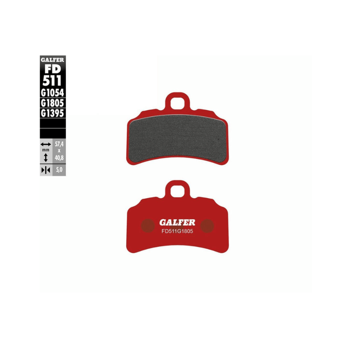 Galfer Brake Pads - FD511 - Road and Trials