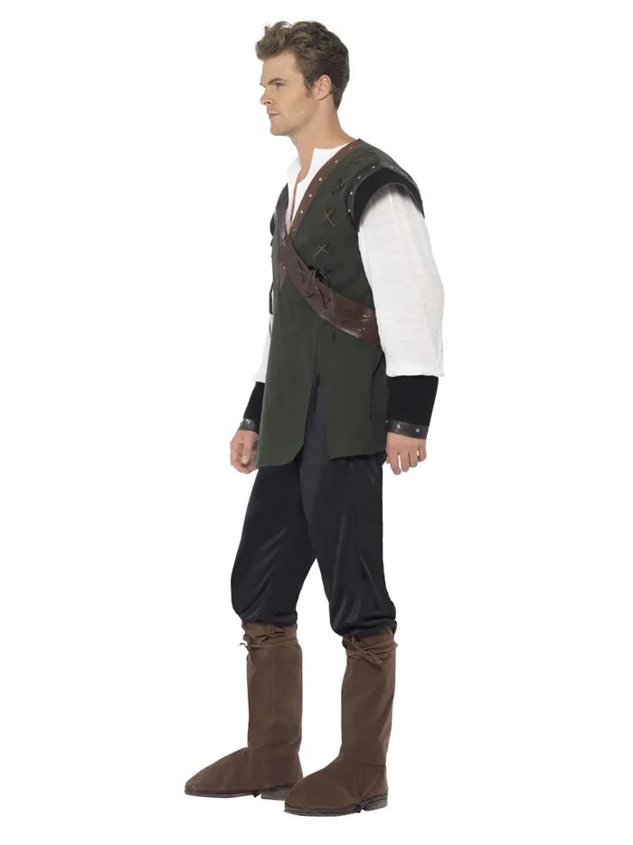 Green Robin Hood Costume With Arrow Holder