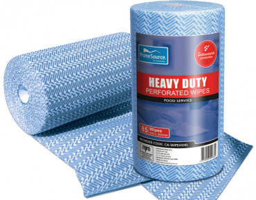 Heavy Duty Wipes Roll - Blue