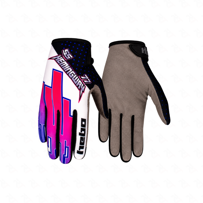 Hebo Factory Nano Pro Hemingway Trials Gloves - Black - Road and Trials