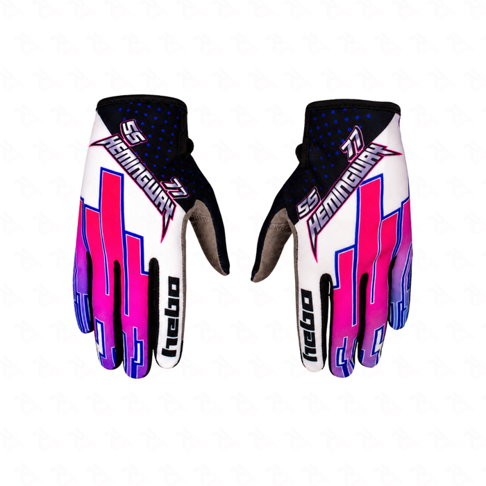 Hebo Factory Nano Pro Hemingway Trials Gloves - Black - Road and Trials