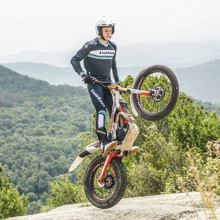 Hebo Pro Trial Retro Pants – Green - Road and Trials