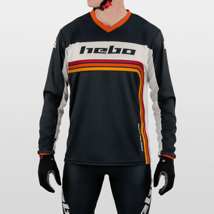 Hebo Pro Trials Retro Shirt - Red - Road and Trials