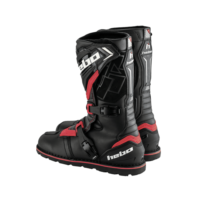Hebo Technical Micro 3.0 Trials Boots - Red - Road and Trials