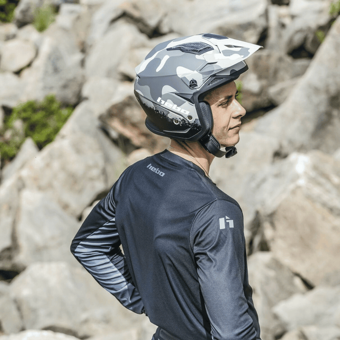 Hebo Trials Helmet Zone 5 Camo - Road and Trials