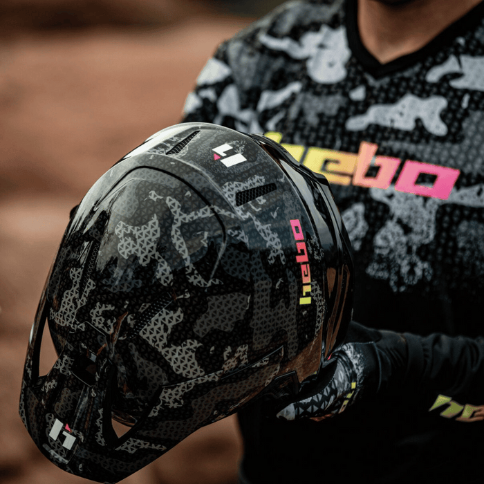 Hebo Trials Helmet Zone Pro Camo - Road and Trials