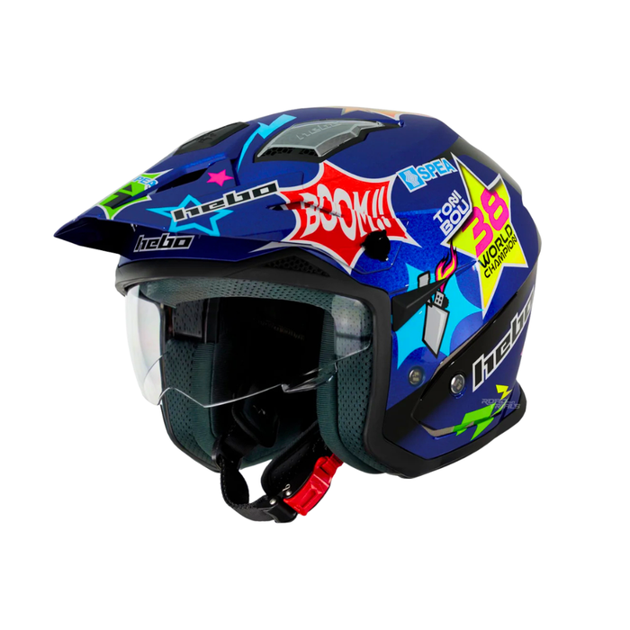 Hebo Zone 5 Toni Bou 38 Trials Helmet - Road and Trials
