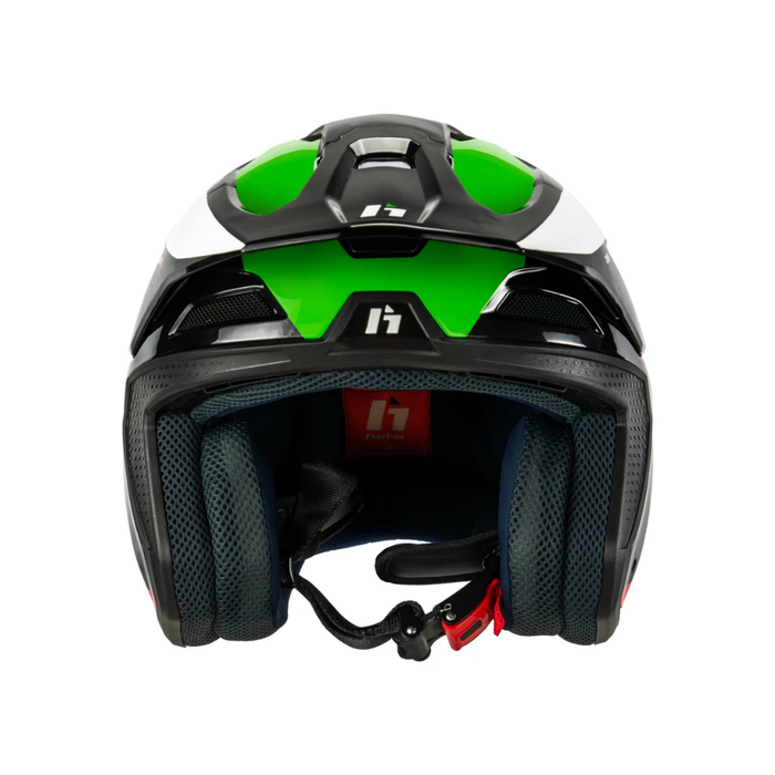 Hebo Zone Pro Classic Trials Helmet – Black / Green - Road and Trials