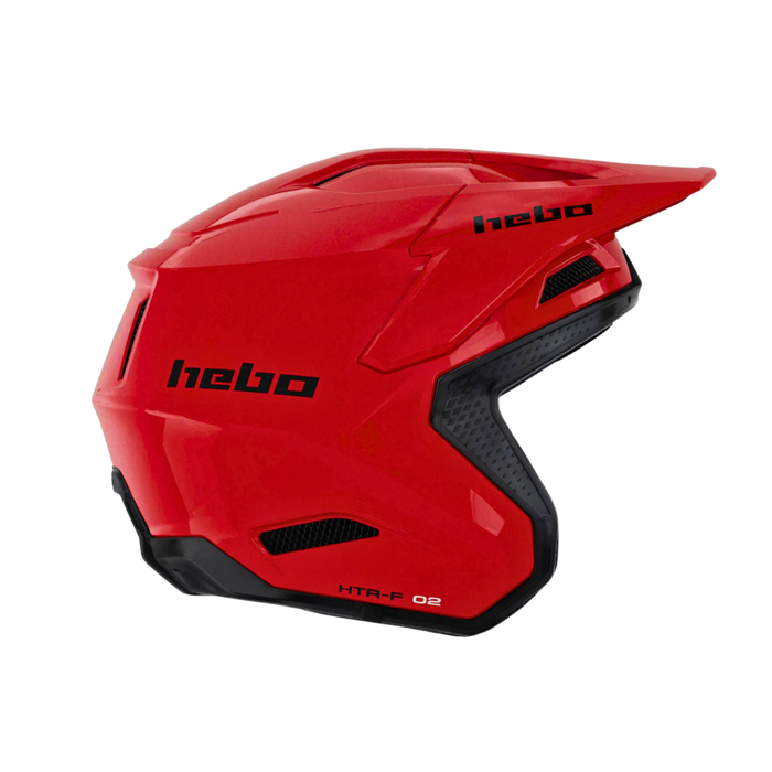 Hebo Zone Pro Monocolour Trials Helmet - Red - Road and Trials