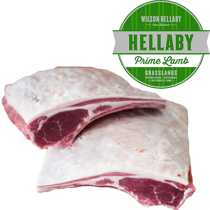 Hellaby  NZ Lamb CFO Frenched Rack Cap On (2 racks), price per kg