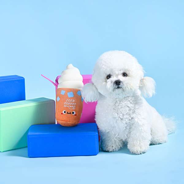 Hugsmart Food Party – Iced Coffee Dog Toy