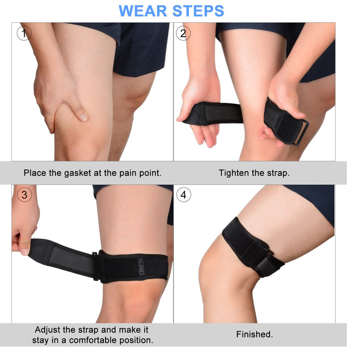 IT Band Strap Compression Knee Support for Runner¡¯s Knee Pain Relief