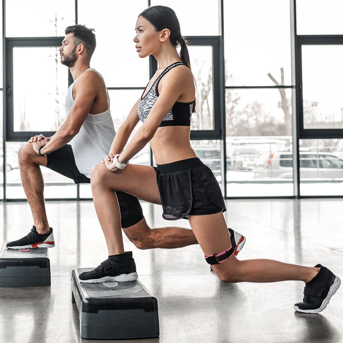 IT Band Strap Knee Support for Iliotibial Band Syndrome Pain Relief 2-Pack