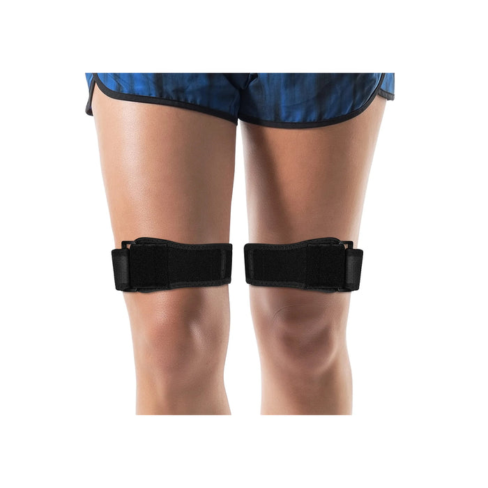 IT Band Strap Knee Support for Iliotibial Band Syndrome Pain Relief 2-Pack