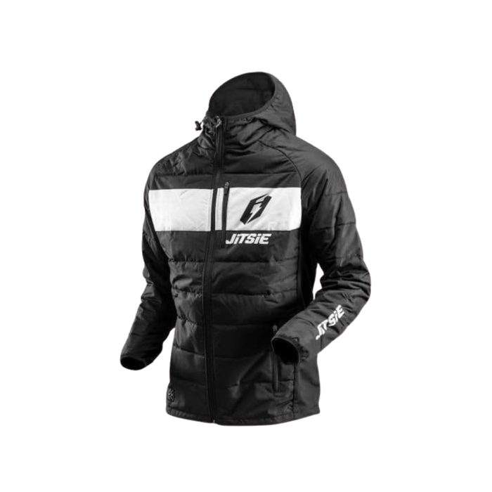Jitsie Crew Puffer Jacket – Black - Road and Trials