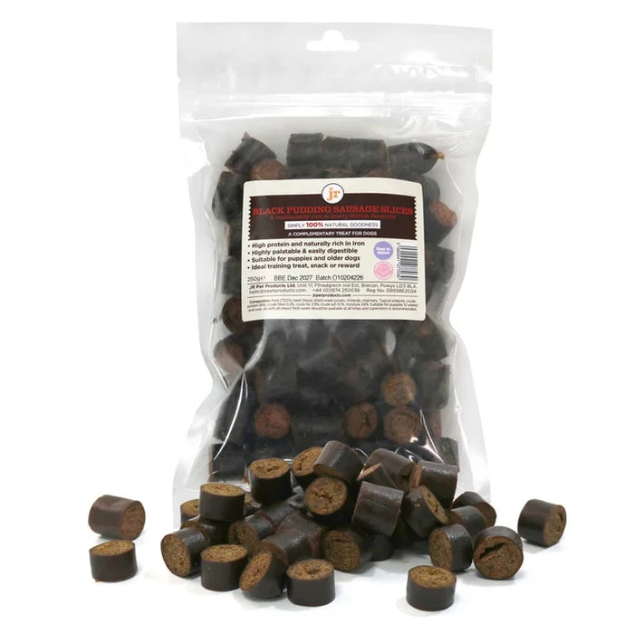 Jr Pet British Black Pudding Sliced Sausage Dog Treat
