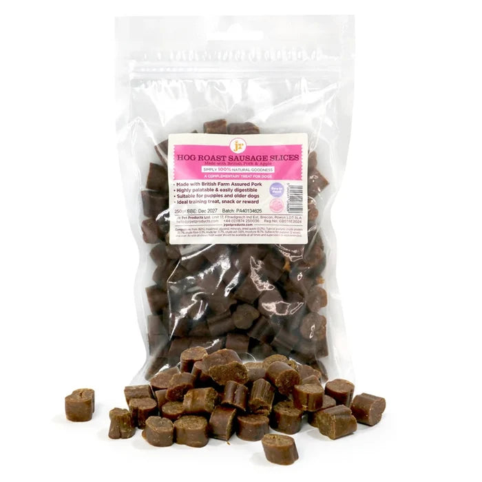 Jr Pet British Hog Roast Sliced Sausage Dog Treat