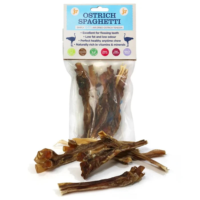 Jr Pet Ostrich Jumbo Spaghetti Stick Dog Chew