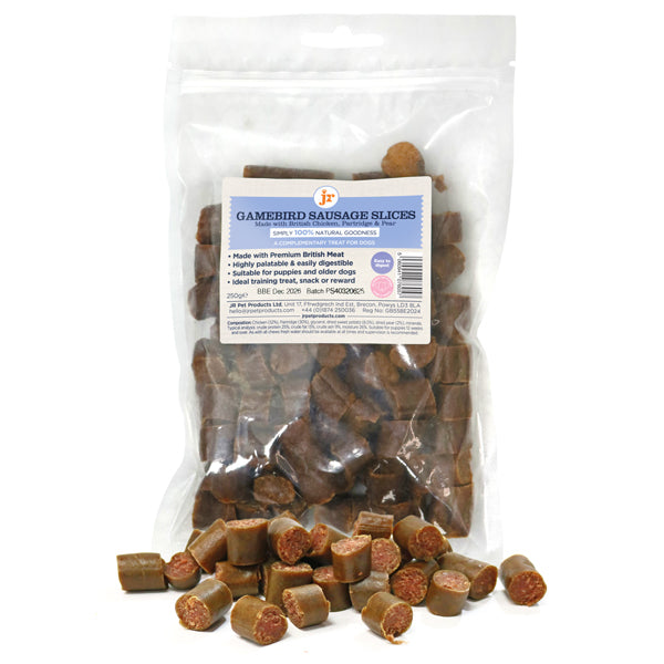 JR PET  Sliced Wild Game Sausage Dog Treat