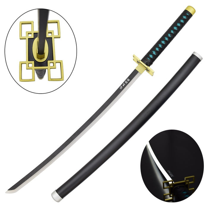 KATANA ORNEMENTAL AVEC LED INTERNE DE MUICHIRO TOKITO DEMON SLAYER - KIMETSU NO YAIBA
