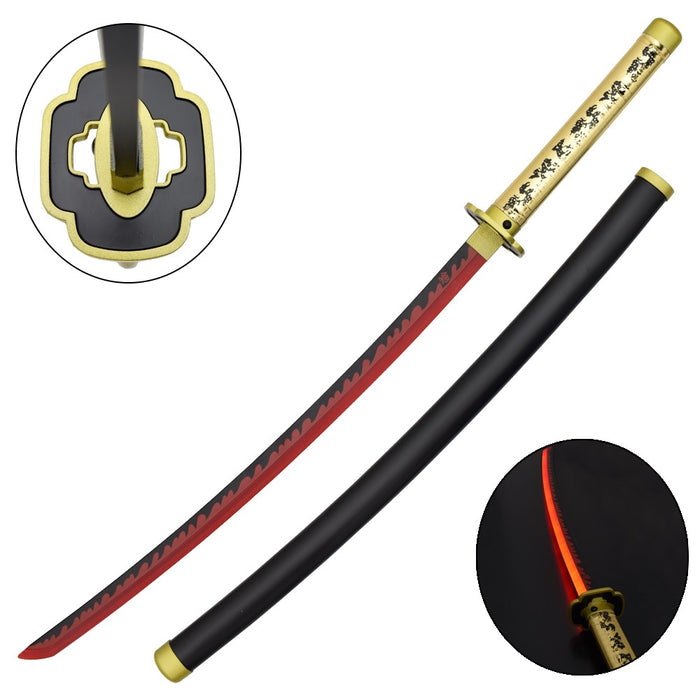 KATANA ORNEMENTAL AVEC LED INTERNE DE TSUGIKUNI YORIICHI DEMON SLAYER - KIMETSU NO YAIBA