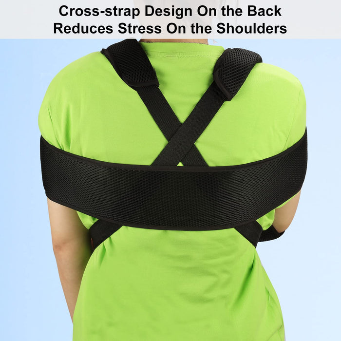 Kids Arm Sling Shoulder Immobilizer Adjustable Support Brace