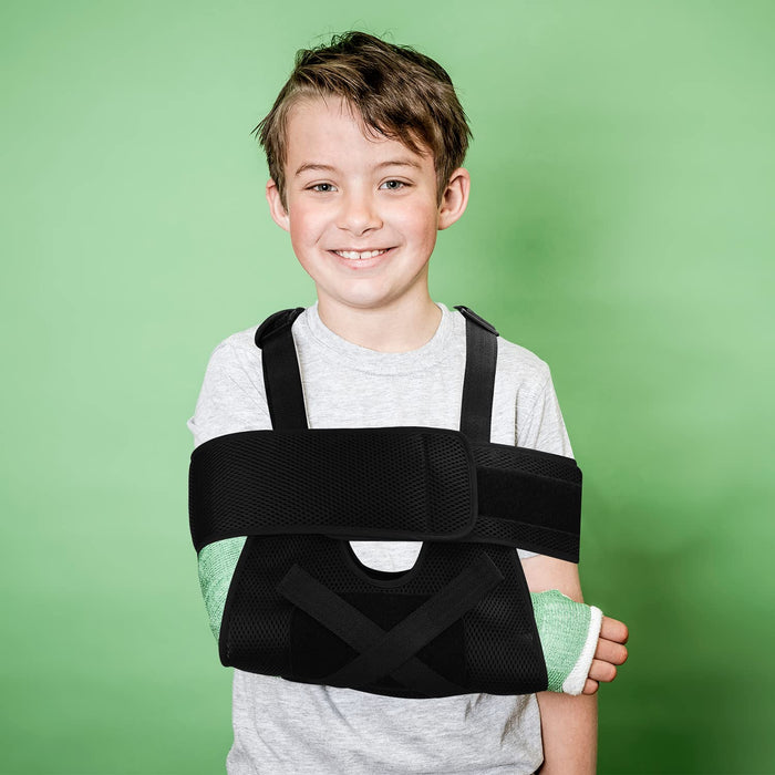 Kids Arm Sling Shoulder Immobilizer Adjustable Support Brace