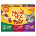 Meow Mix Tenders in Sauce Poultry & Beef Favorites Variety Pack