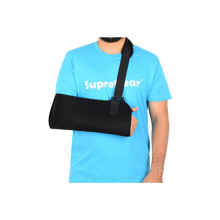 Mesh Arm Sling Shoulder Immobilizer Adjustable Support for Injury Recovery