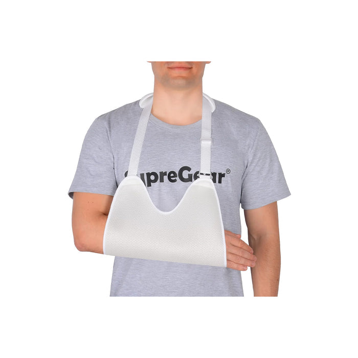 Mesh Arm Sling with Soft Shoulder Cushion Adjustable Universal Support