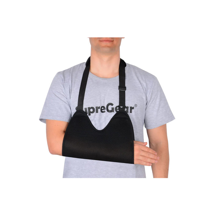 Mesh Arm Sling with Soft Shoulder Cushion Adjustable Universal Support