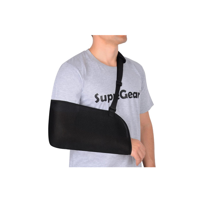 Mesh Arm Sling with Soft Shoulder Cushion Adjustable Universal Support