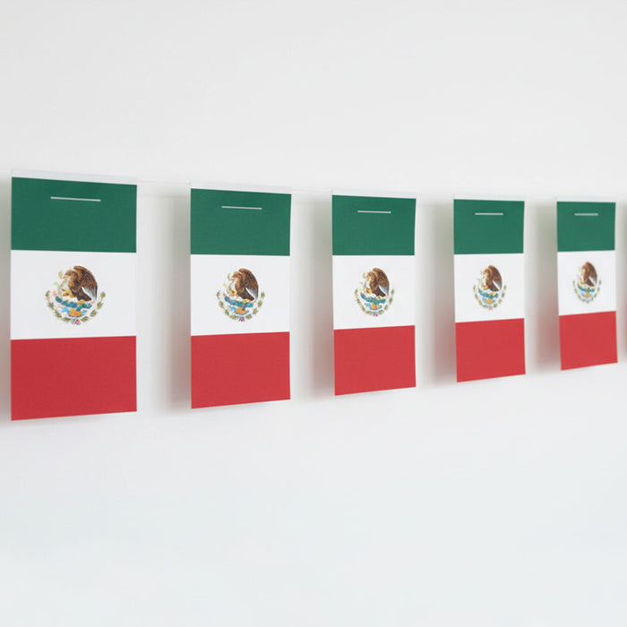 Mexican Flag Bunting - 2.4m