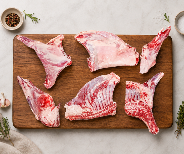 Mildura Goat Meat Bone In, 6-way cut, under 12kg (average 19-20kg carton)