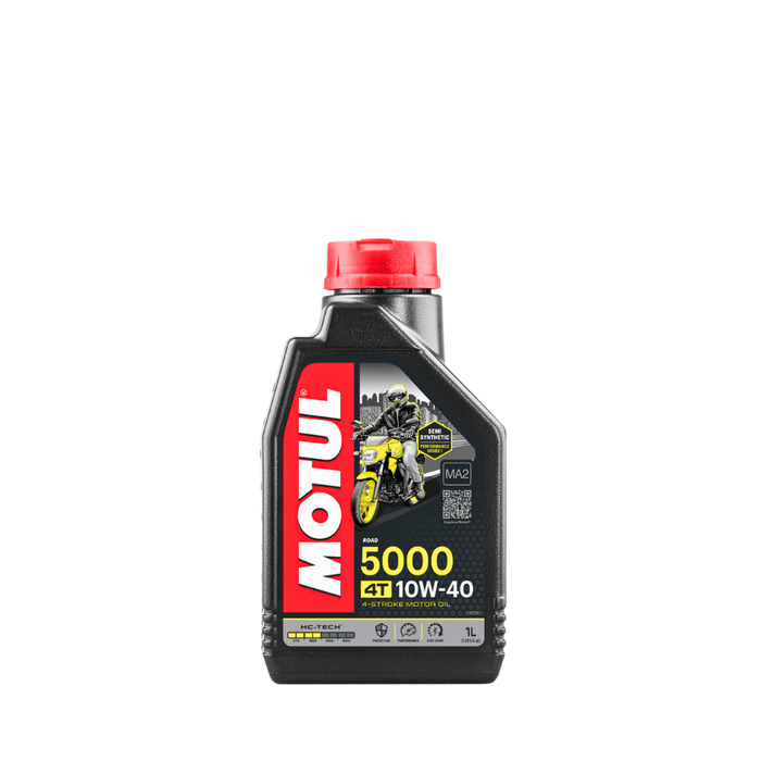 Motul 5000 10W-40 4T Semi Synthetic Oil - Road and Trials
