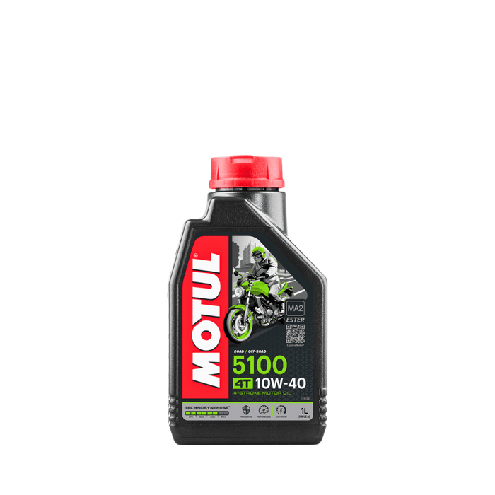 Motul 5100 10W-40 4T Semi Synthetic Oil - Road and Trials