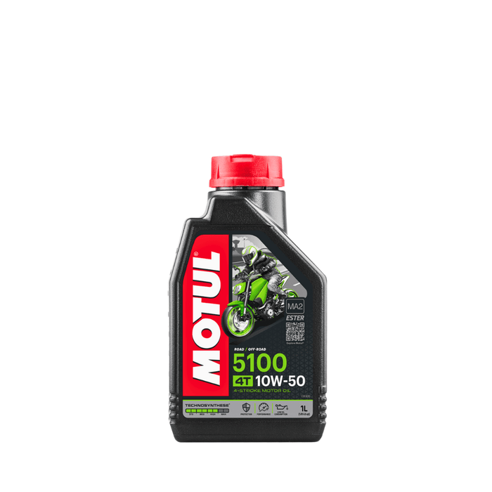 Motul 5100 10W-50 4T Semi Synthetic Oil - Road and Trials