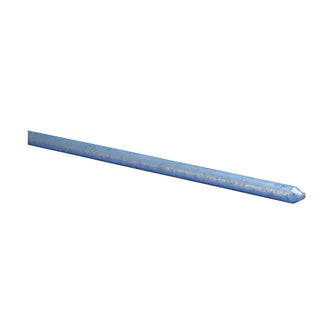 nVent Galvanized Ground Rod, Pointed, 5/8" dia, 6'