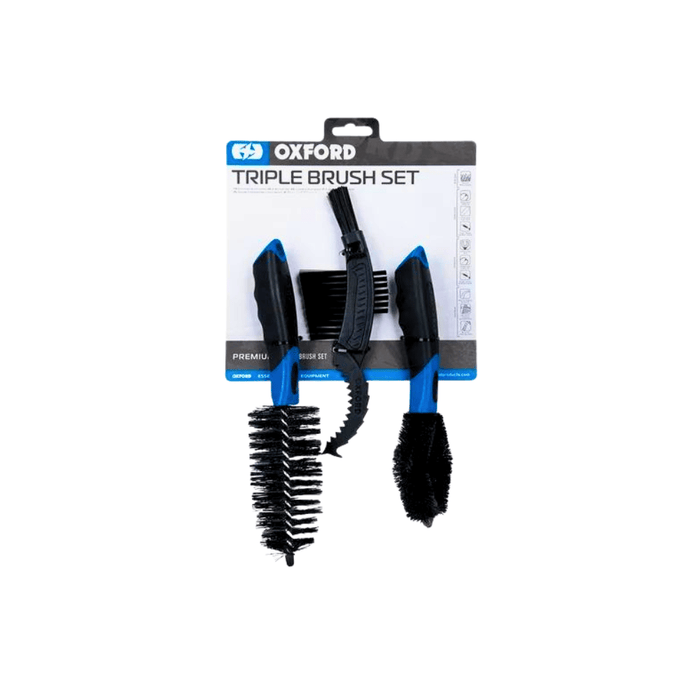 Oxford Triple Brush Set - Road and Trials
