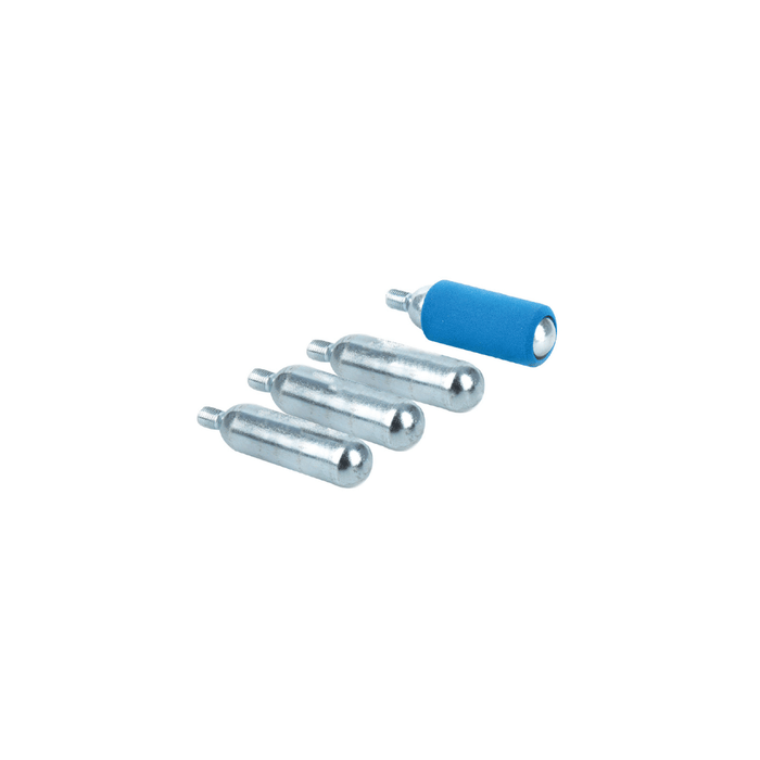 Oxford Tyre Repair CO2 canister Topups - 4 pack - Road and Trials
