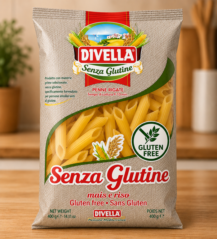Pasta, Penne, Gluten Free, DIVELLA #27 400g