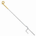 Pig Tail Step-in Post,  9/32-In., Heavy-Duty, Galvanized Steel Rod, For Temporary Fencing