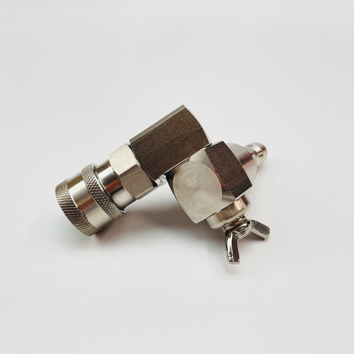 ECA Cleaning Ltd | Quick Release Lockable Angled Adaptor | Stainless Steel | MINI | 200330511-MINI | ECA Cleaning Ltd
