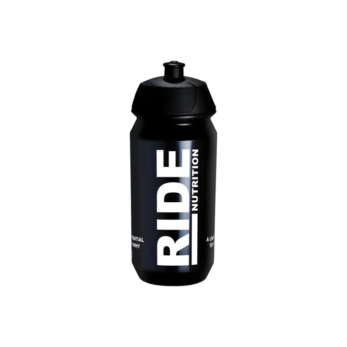 Ride Nutrition Water Bottle 500ml - Black - Road and Trials
