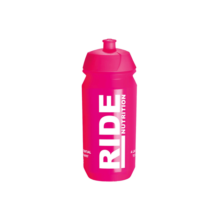 Ride Nutrition Water Bottle 500ml - Pink - Road and Trials