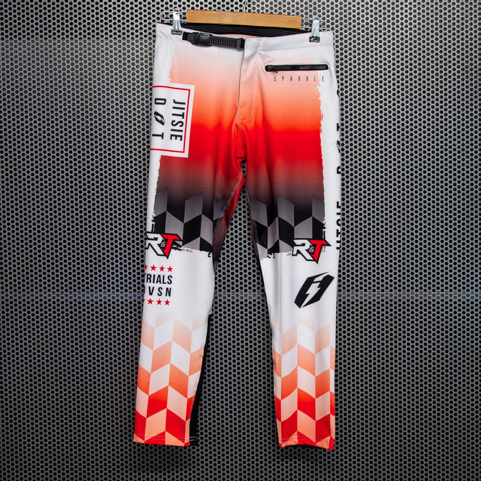 Road and Trials X Jitsie Sparkle Trials Pants - White - Road and Trials