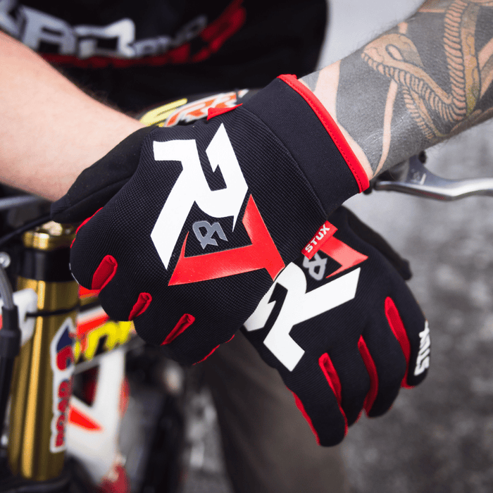 Road and Trials X Stux Gloves - Red - Road and Trials